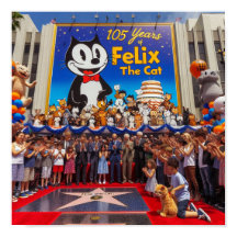 Poster Felix The Cat 105 Years