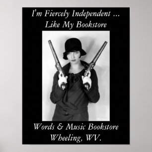 poster fiercely independant bookstore