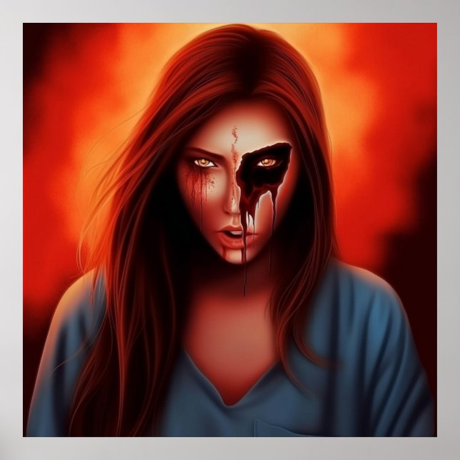 Poster Fille Super-Héros (Front)