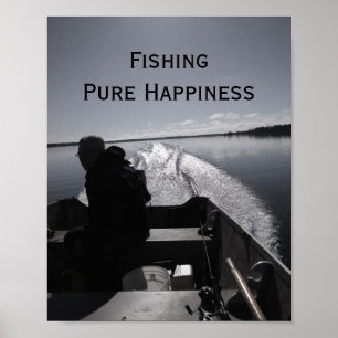 Poster - Fishing Pure Happiness
