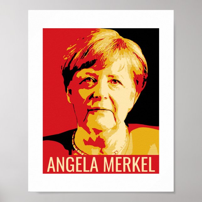 Poster Flyer Angela Markel (Front)