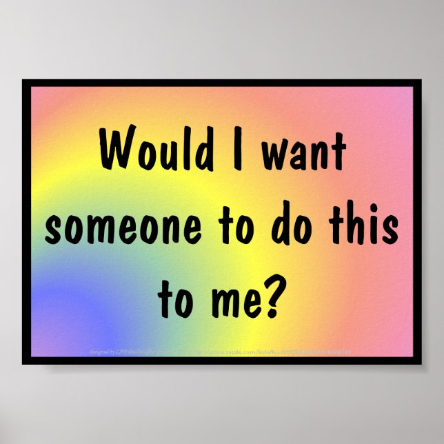 Poster for Character Development (Front)