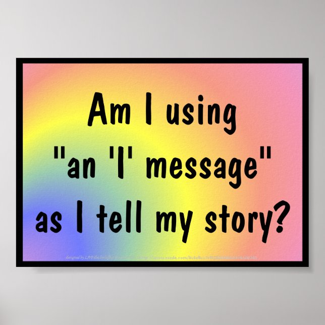 Poster for Character Development (Front)