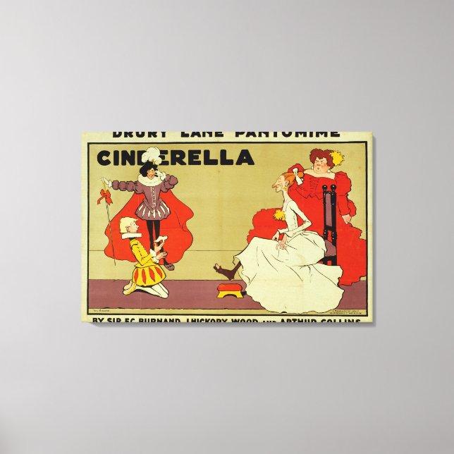 Poster for 'Cinderella' Canvas Print (Front)
