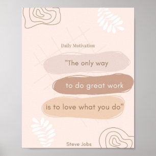 poster for daily motivation
