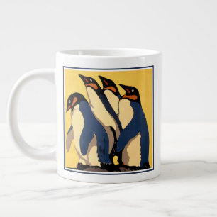 Poster For Subway Transportation To The London Zoo Large Coffee Mug