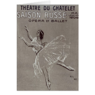 Poster for the 'Saison Russe'