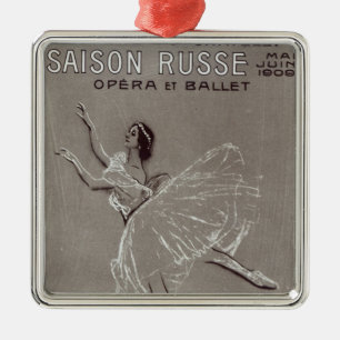 Poster for the 'Saison Russe' Metal Tree Decoration