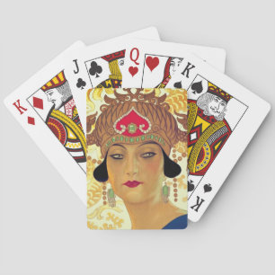 Poster for Turandot (detail) - Giacomo Puccini Playing Cards