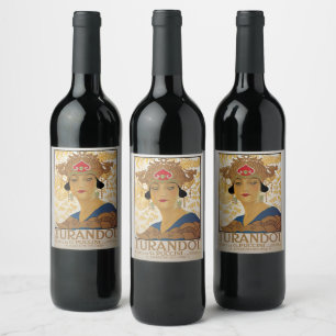 Poster for Turandot - Giacomo Puccini Wine Label