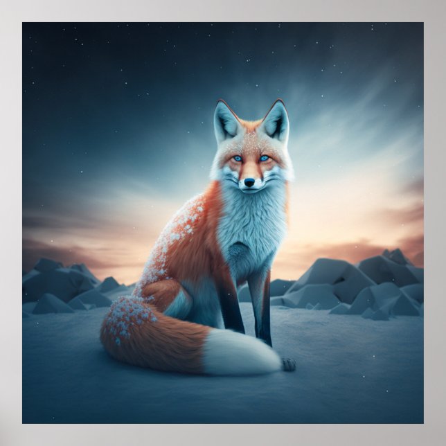 Poster Fox Snow (Front)