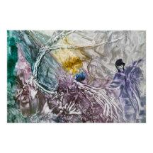 Poster Geisha in Dreamscape