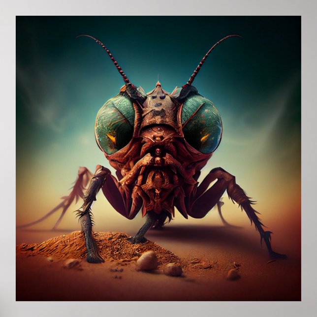 Poster Giant insect (Front)