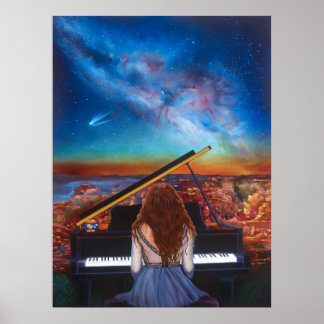 Poster_Girl at Piano Poster