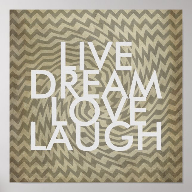 poster graphic art pattern with text quote (Front)