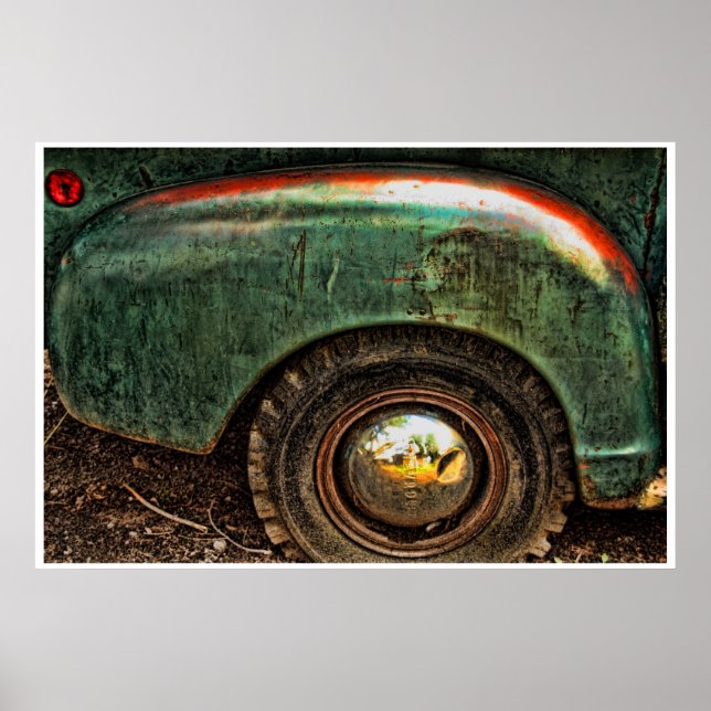Poster - Grungy Old Truck (Front)