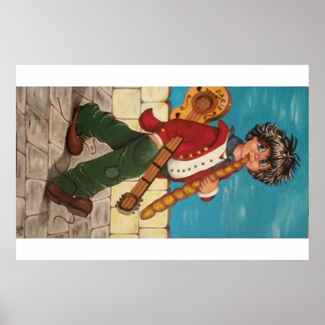 Poster. Guitar chicken Poster (Front)