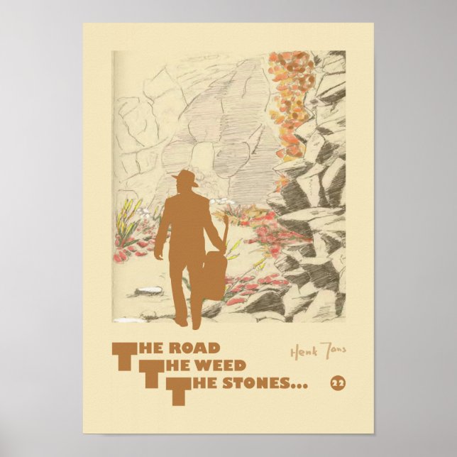 poster guitarist (design no 22) (Front)