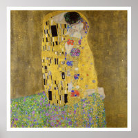 POSTER : GUSTAV KLIMT : THE KISS