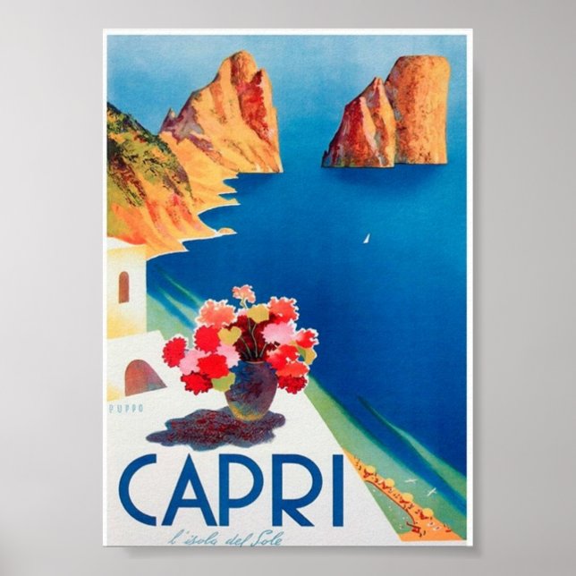 Poster - Holiday Destinations Capri (Front)