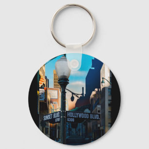 Poster Hollywood Blvd. Key Ring