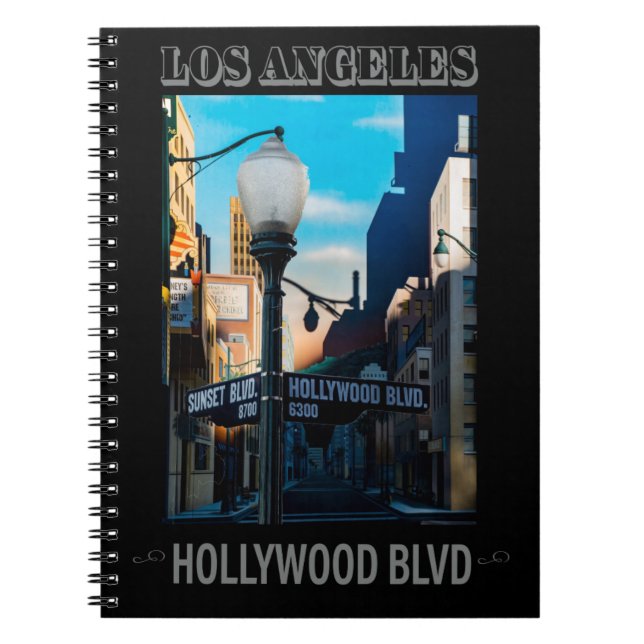 Poster Hollywood Blvd. Notebook (Front)