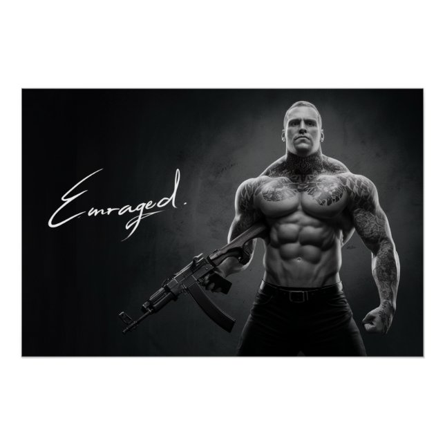 Poster Homme Enraged 07 (Front)