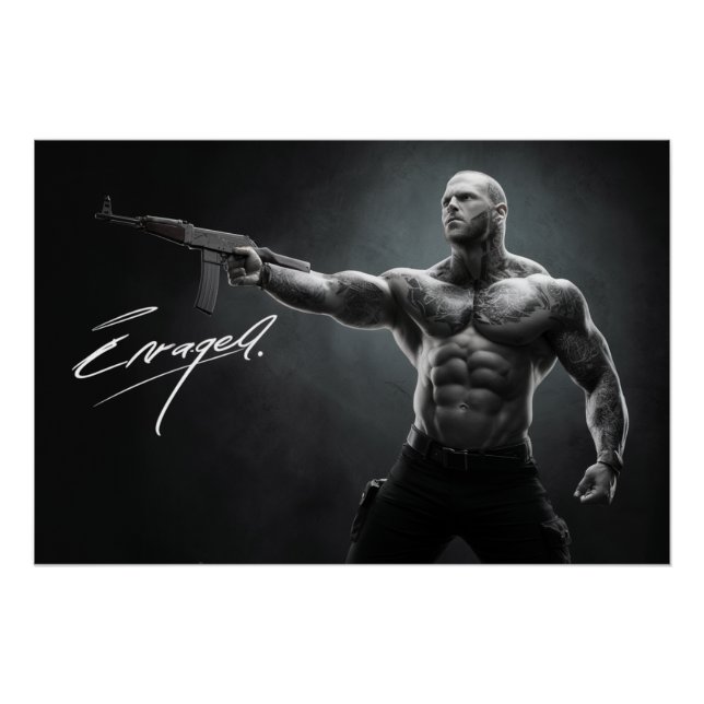 Poster Homme Enraged 09 (Front)