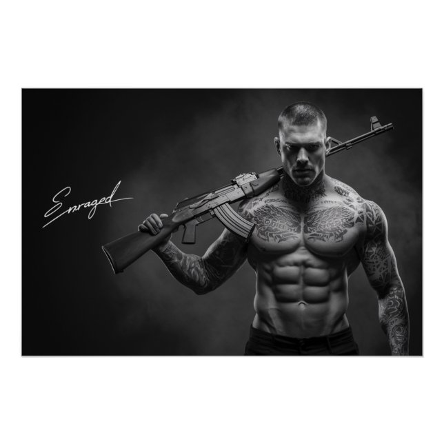 Poster Homme Enraged 10 (Front)