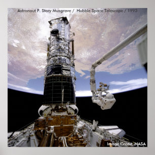 Poster / Hubble / Endeavour / Astronaut Musgrave
