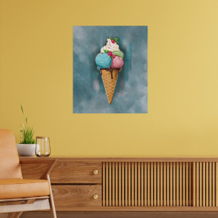 Poster  Ice cream