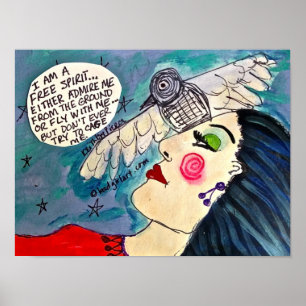 POSTER-I'M A FREE SPIRIT. POSTER