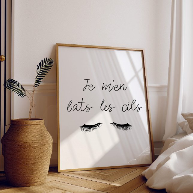 Poster I'm fighting my lashes (Creator Uploaded)