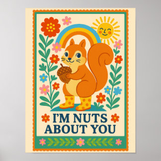 Poster I'm nuts about you Ardilla