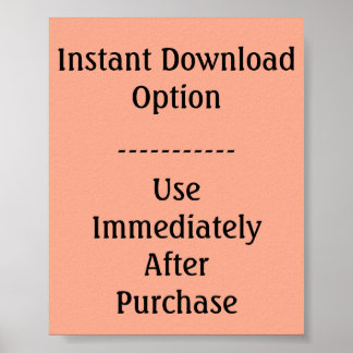 Poster Instant Download Template