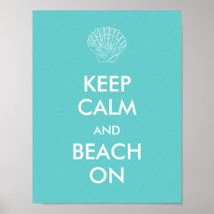 Poster - KEEP CALM BEACH