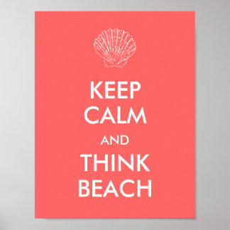Poster - KEEP CALM BEACH