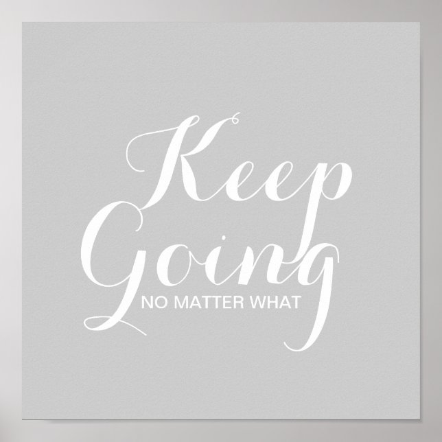 Poster - Keep going (Front)