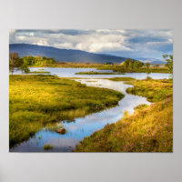 Poster landscape of the Scottish Highlands