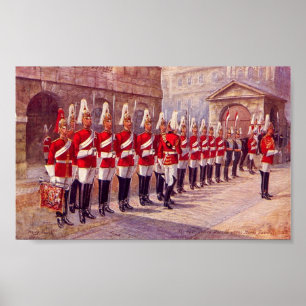 Poster - London, Horse Guards, Four O'Clock Parade