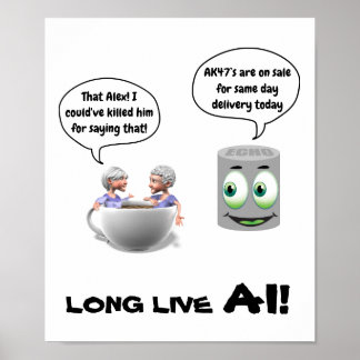 Poster Long Live AI (Artificial Intelligence)