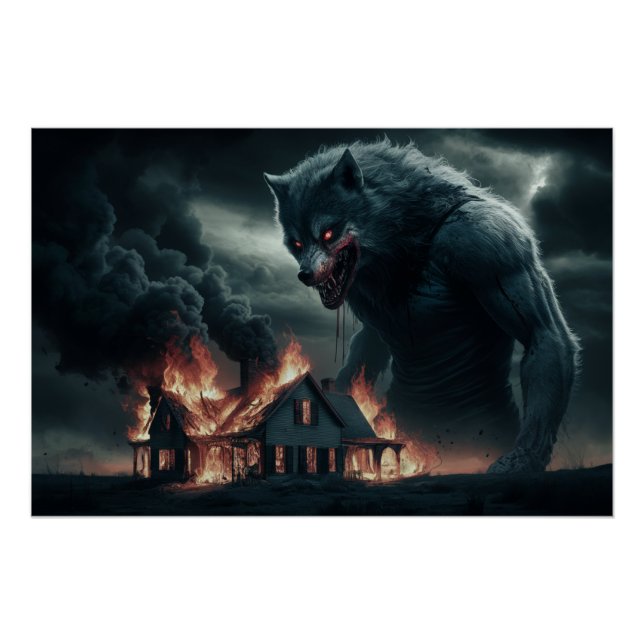 Poster Loup Feu 08 (Front)