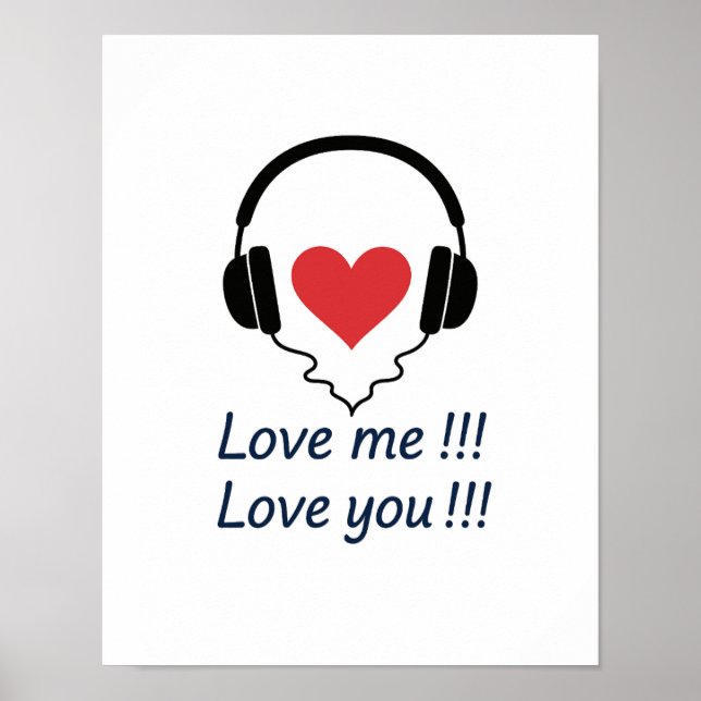 poster love me love you (Front)