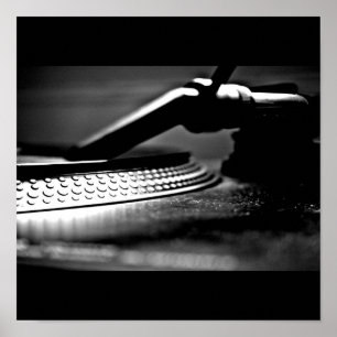 Poster-Love the Arts-Record Player Poster