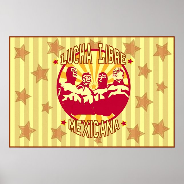 Poster Lucha Libre Mexicana (Front)