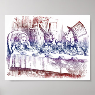 Poster: Mad Hatter Tea Party Poster