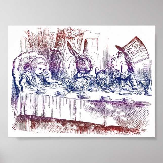 Poster: Mad Hatter Tea Party Poster (Front)