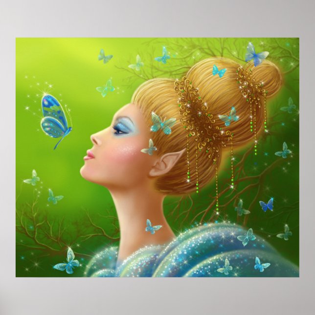 Poster "Magic butterflies" (Front)