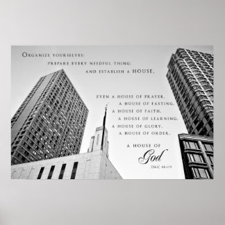 Poster - Manhattan New York LDS Temple