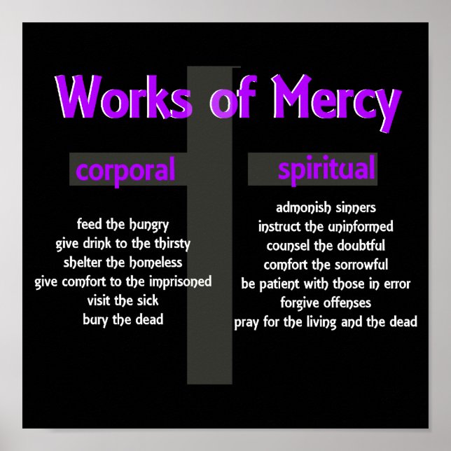 Poster-Merciful Works Poster (Front)